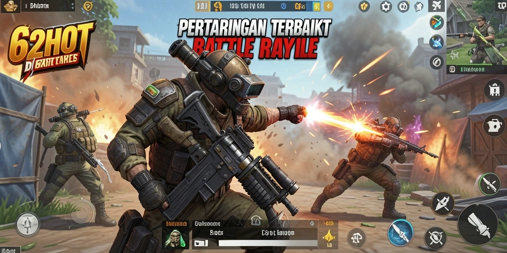 Gameplay seru dengan pertempuran mendebarkan di 62HOT.