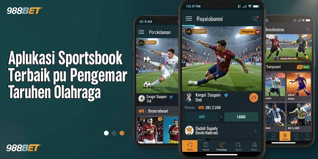 Tampilan menarik dari gameplay taruhan olahraga 988BET.