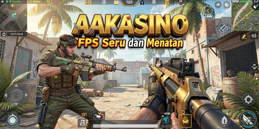 Screenshot gameplay <strong>AAKASINO</strong> yang menunjukkan pertarungan yang mendebarkan di arena.