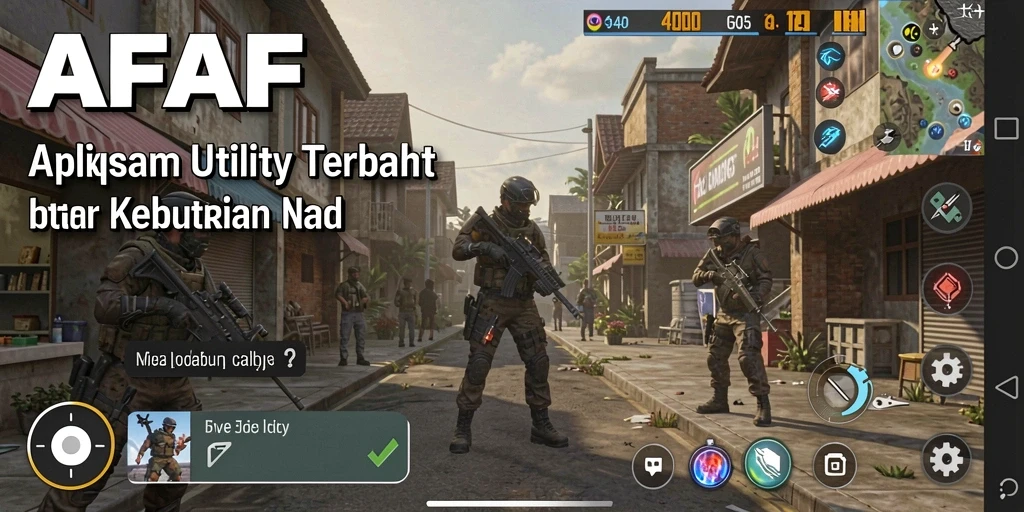 Screenshot AFAF menunjukkan antarmuka yang user-friendly dan fungsional.