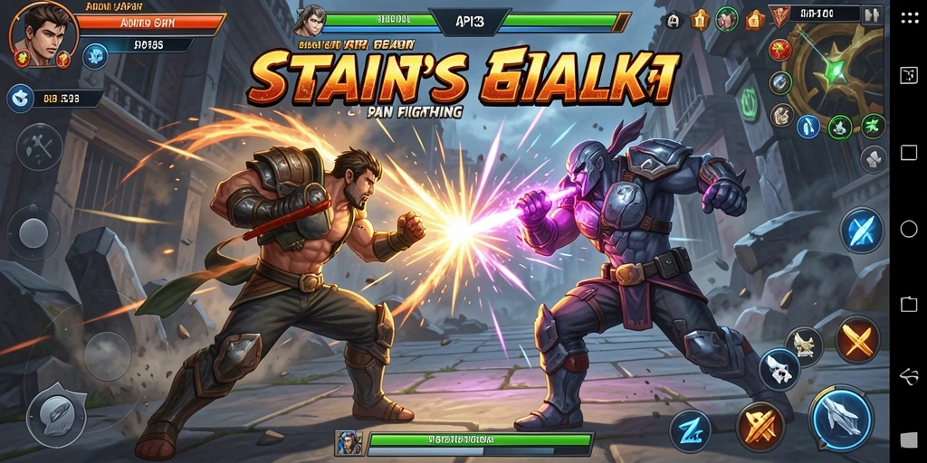 Gameplay seru di API33 dengan visual menakjubkan dan pertarungan dinamis.