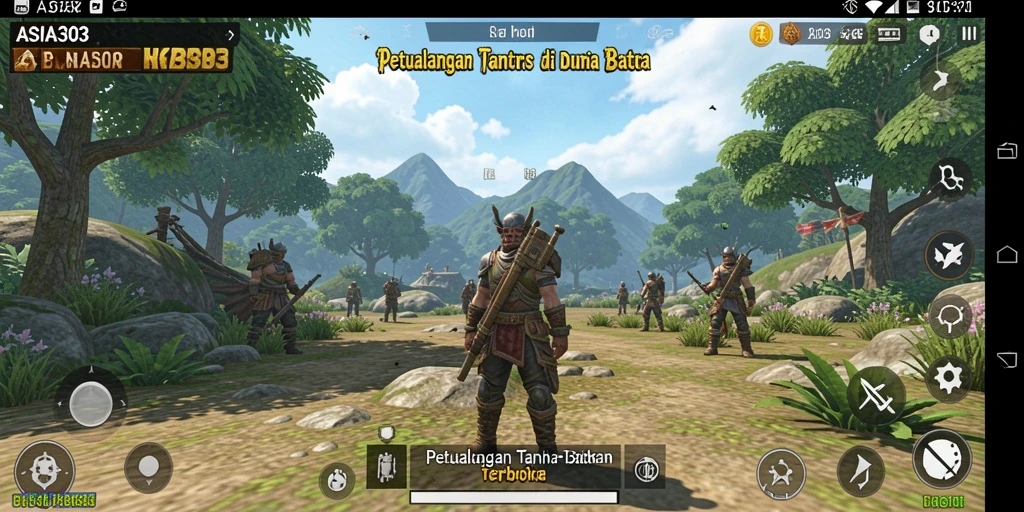 Tampilan gameplay ASIA303 yang menakjubkan di dunia terbuka.