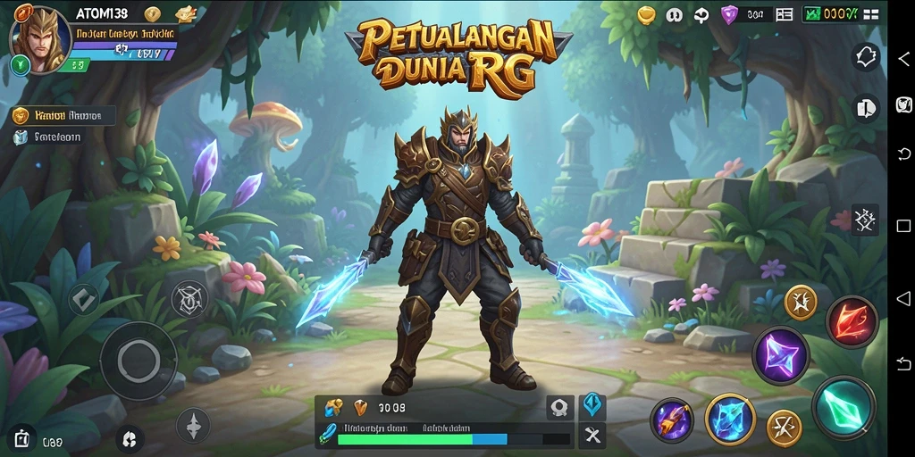Gameplay seru dengan grafik menawan di ATOM138.