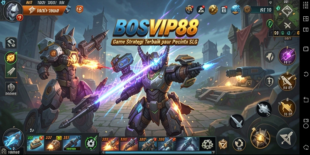 Tampilan gameplay mendalam dari BOSVIP88 yang menampilkan pertarungan strategi.