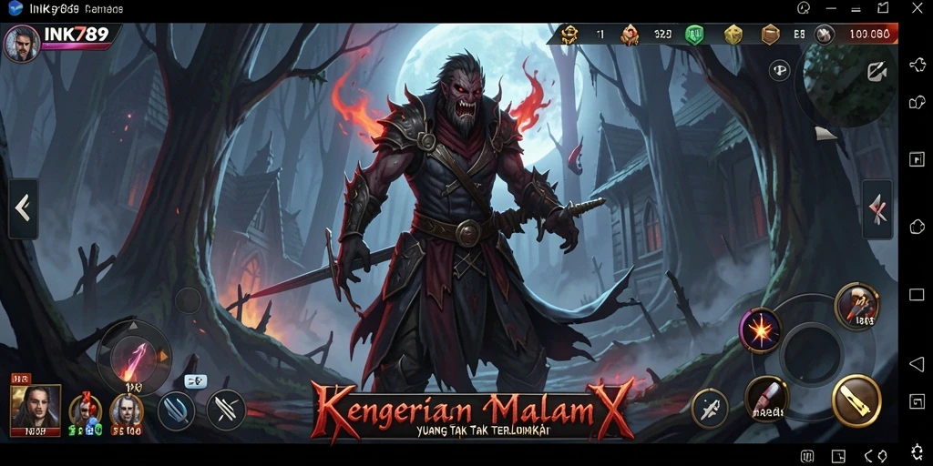 Tampilan gameplay INK789 yang mencekam dan penuh ketegangan.