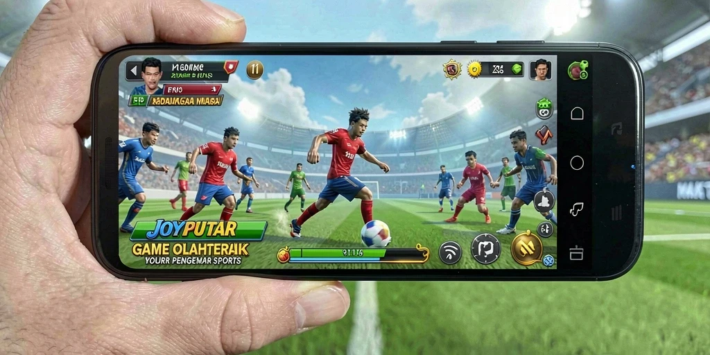Tampilan gameplay JOYPUTAR yang seru dan menghibur.