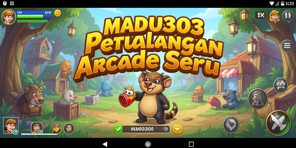 Tampilan gameplay MADU303 dalam misi seru dan menantang.