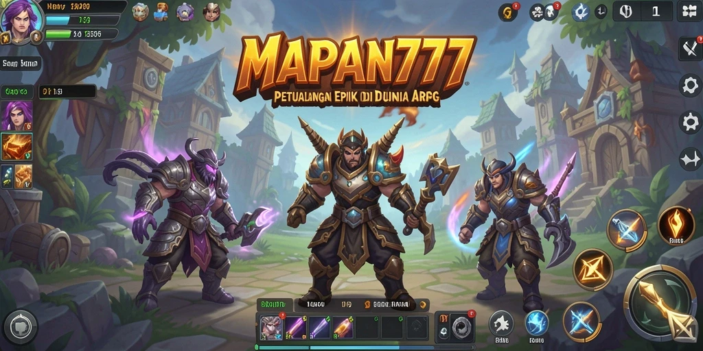 Tampilan gameplay epik dalam dunia ARPG yang menantang.