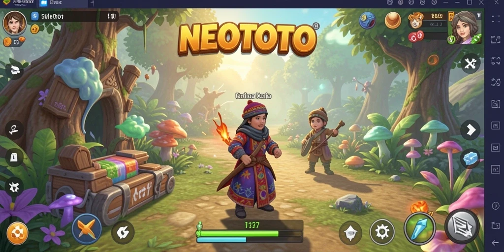 Tampilan gameplay NEOTOTO yang menarik dan interaktif.