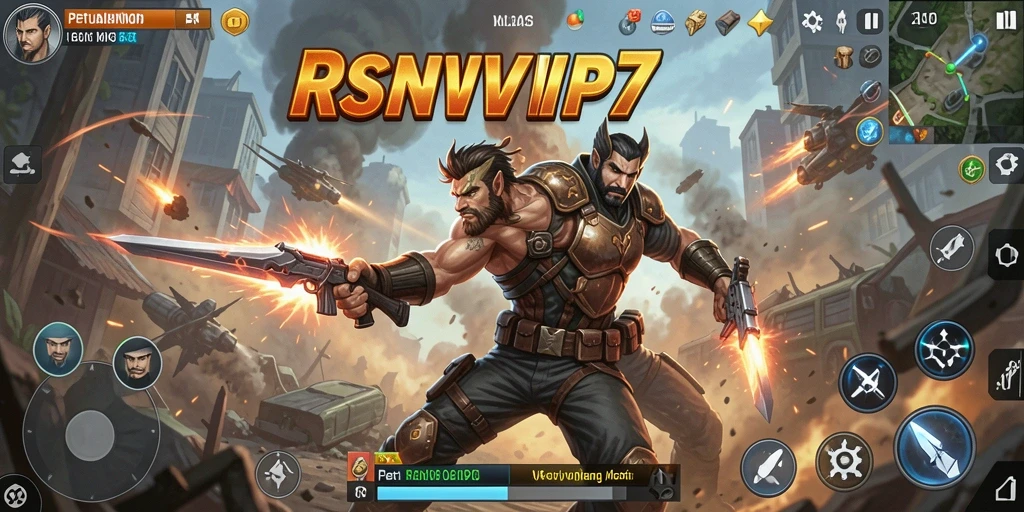Screenshot RSNVIP7 menangkap aksi seru dan mendebarkan dalam pertempuran.