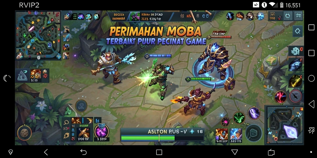 Tampilan utama gameplay RVIP2 yang menegangkan dan strategis.