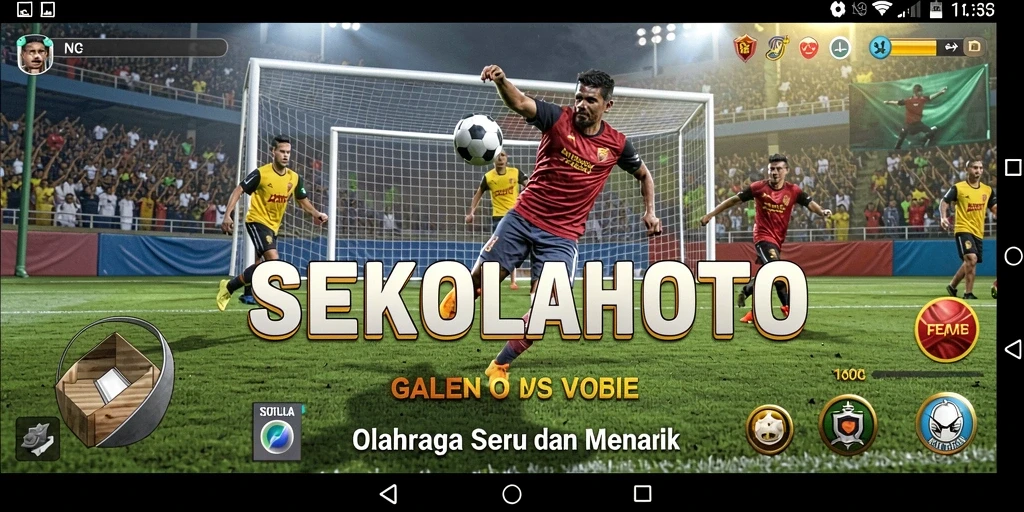Screenshot gameplay menunjukkan keseruan saat bermain SEKOLAHTOTO.