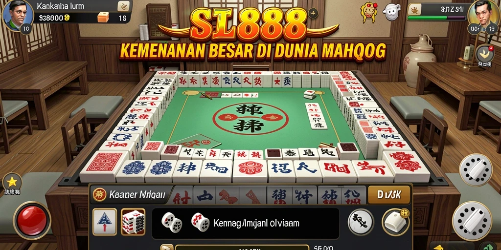 Screenshot gameplay SL888 yang menampilkan suasana seru dalam permainan Mahjong.