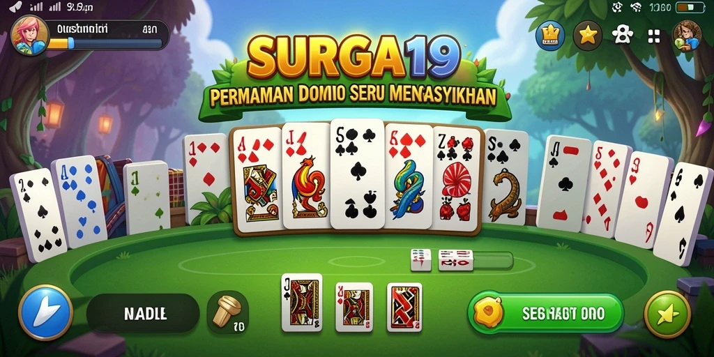 Tampilan gameplay seru di SURGA19 dengan banyak pemain aktif.