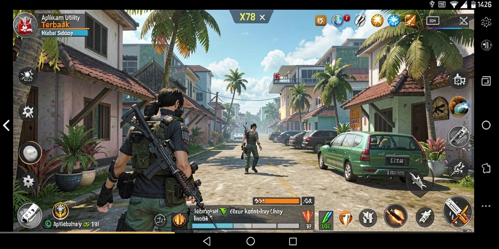 Tampilan antarmuka X78 yang intuitif dan fungsional.