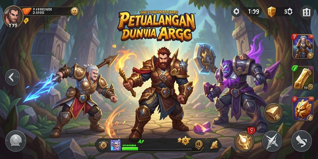 Tangkapan layar gameplay Y89 yang menampilkan pertarungan seru dalam dunia ARPG.